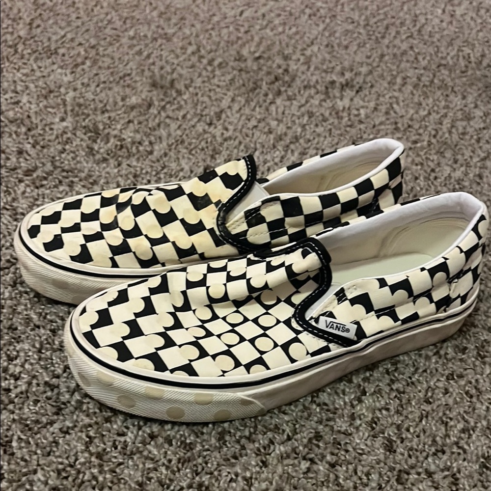 Vans Checkerboard Slip-On Sneakers